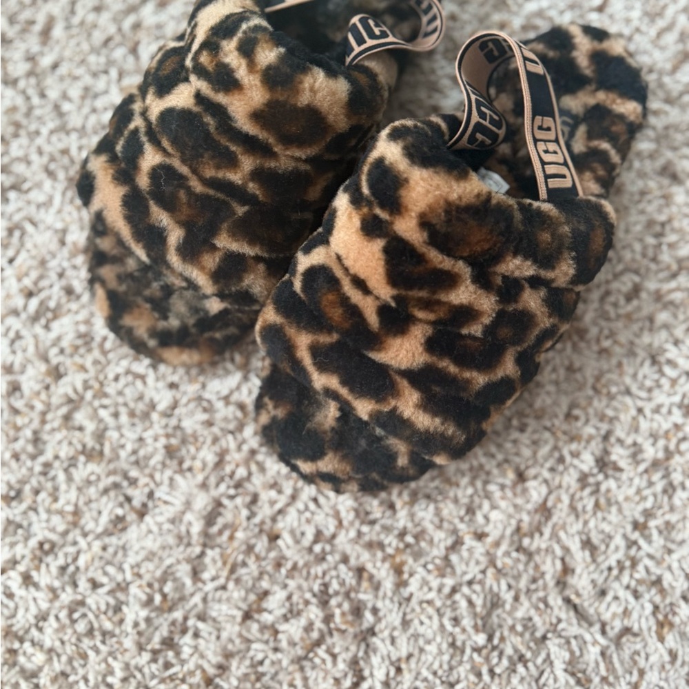 UGG Brown and Black Cozy Slippers